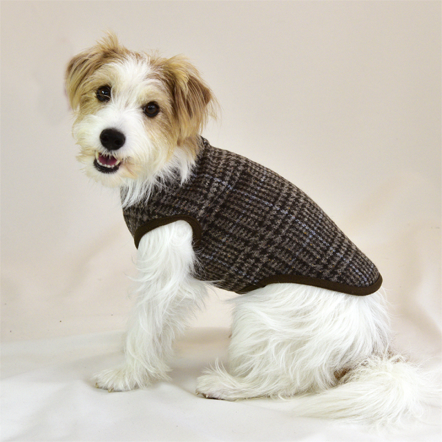 グレンチェックノースリーブ