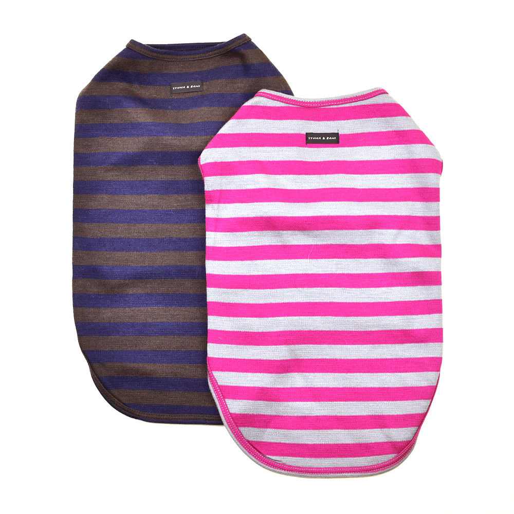 スムースボーダーノースリーブ