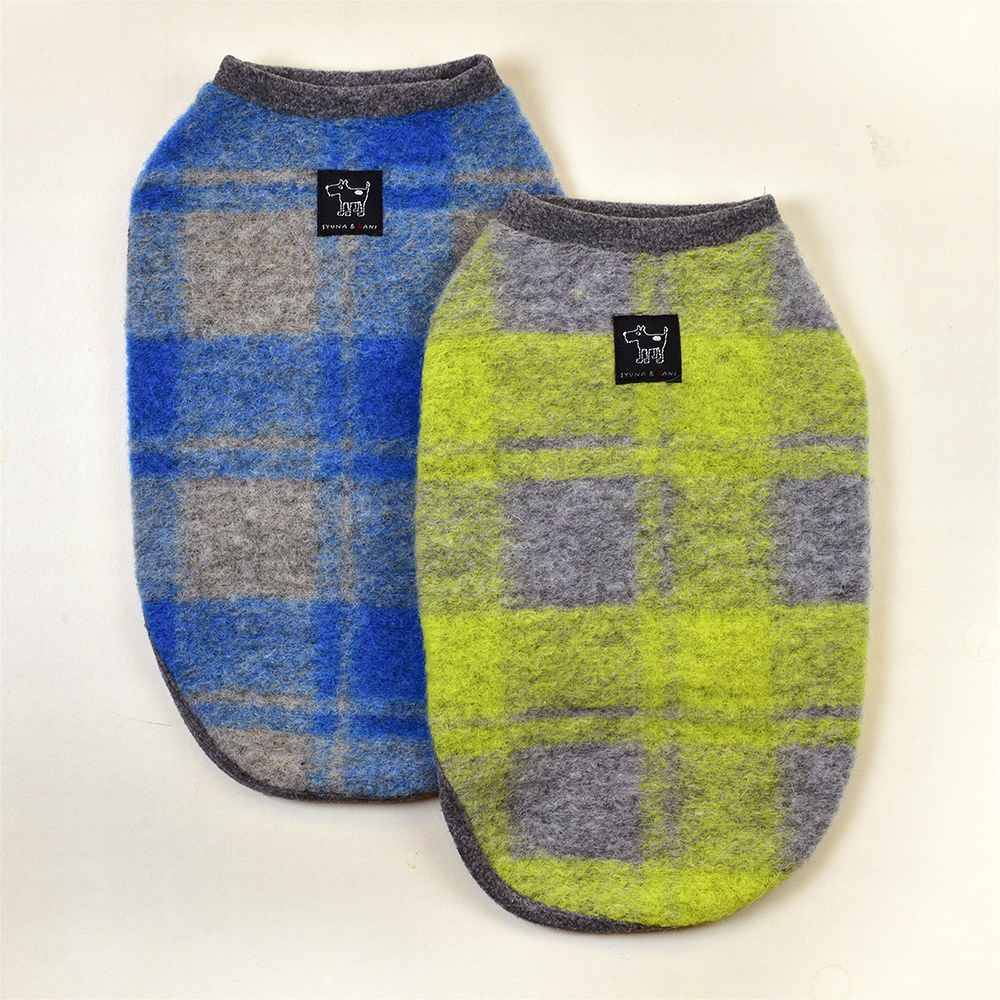 ビッグチェックノースリーブ