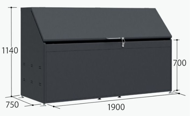 CK-D1907Y タクボ（田窪工業所）ゴミ集積庫(クリーンキーパー) 幅1900×奥行750×高さ1140mm