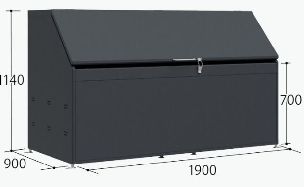CK-D1909Y タクボ（田窪工業所）ゴミ集積庫(クリーンキーパー) 幅1900×奥行900×高さ1140mm