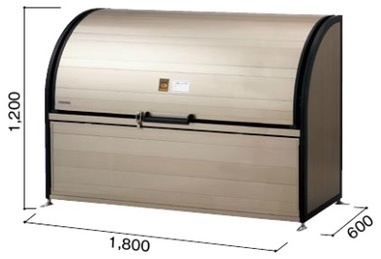DPLA-1806　ヨドコウ　ダストピット Lタイプ 幅1800×奥行600×高1200mm