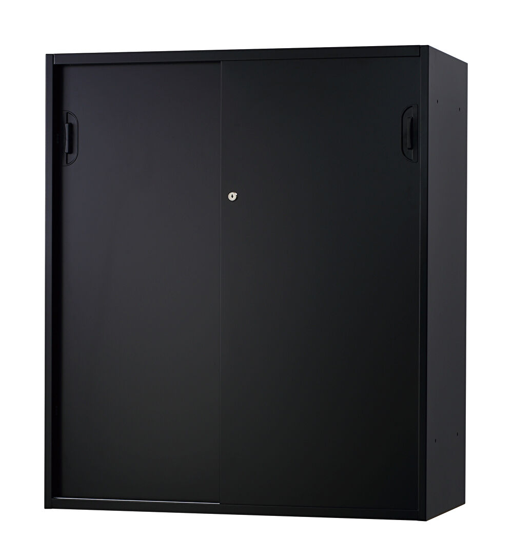 スチール引き違い書庫 下置き用 HOS-HKSDXN-B 幅900×奥行450×高さ1050mm