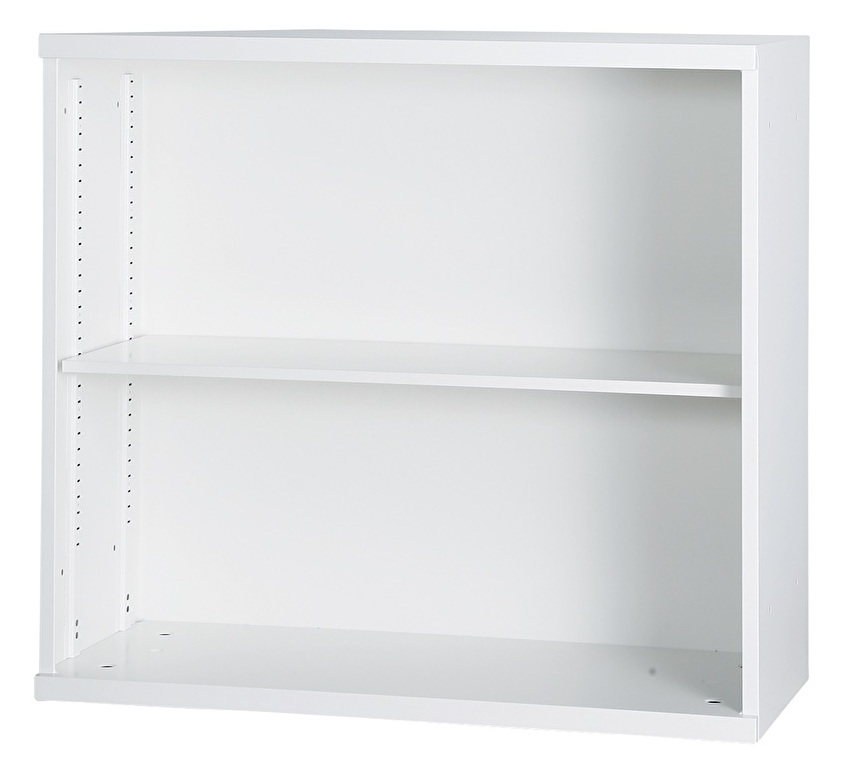 スチール オープン書庫 上下兼用 HOS-K12 幅900×奥行450×高さ820mm