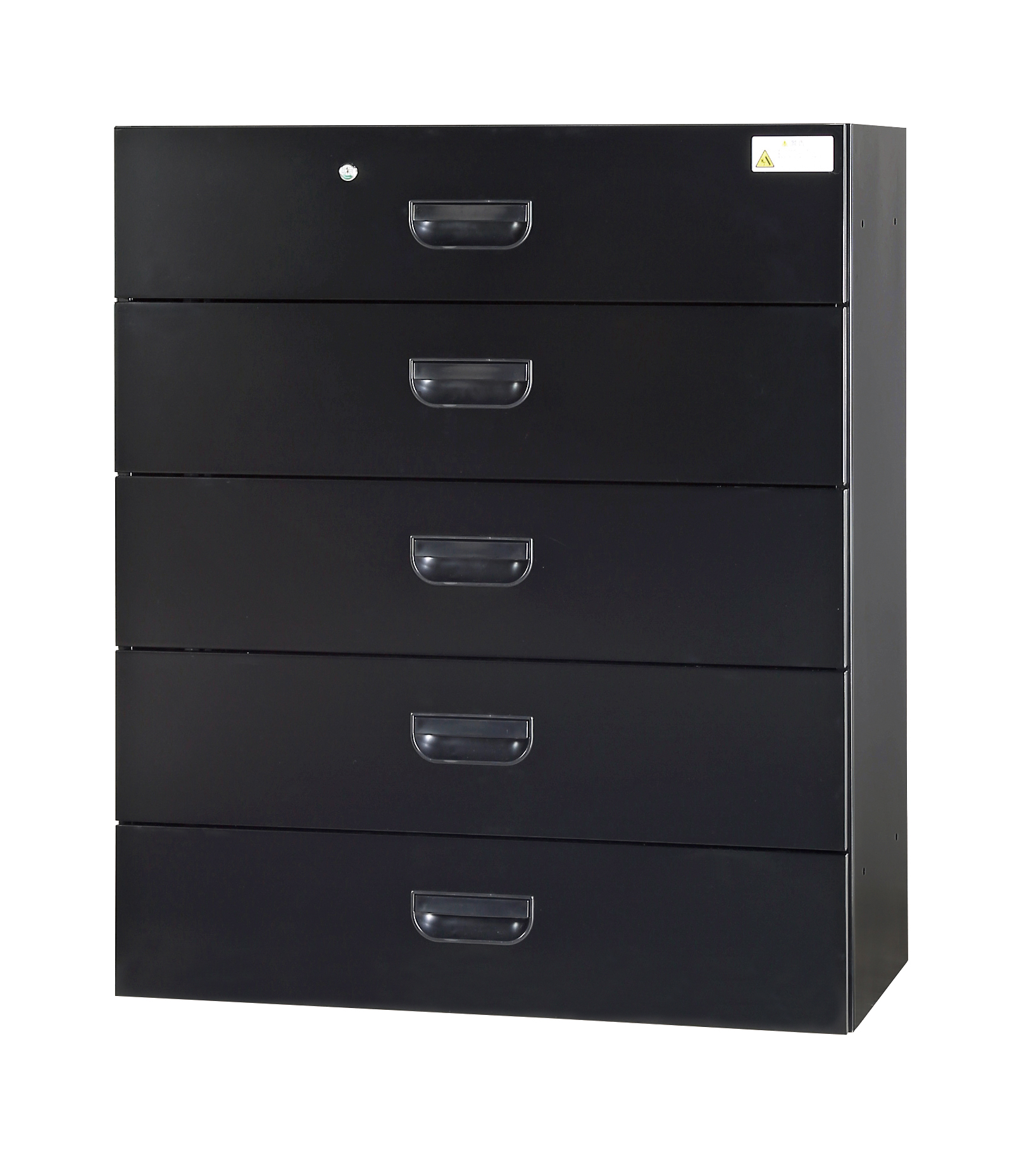 スチール ラテラル書庫5段（受注生産） 下置き用 HOS-L5SX-B 幅900×奥行400×高さ1050mm