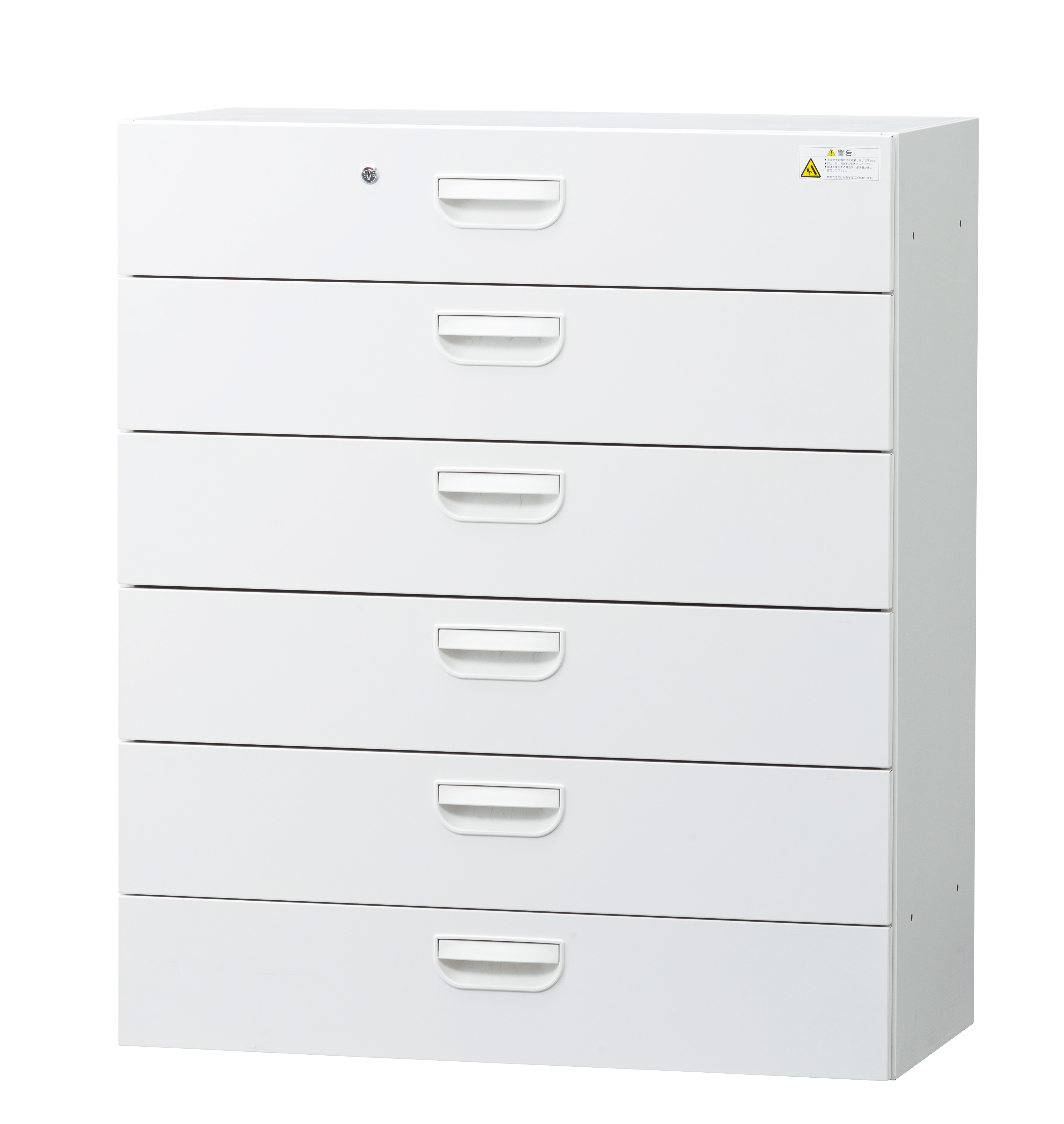 スチール ラテラル書庫6段（受注生産） 下置き用 HOS-L6SX 幅900×奥行400×高さ1050mm