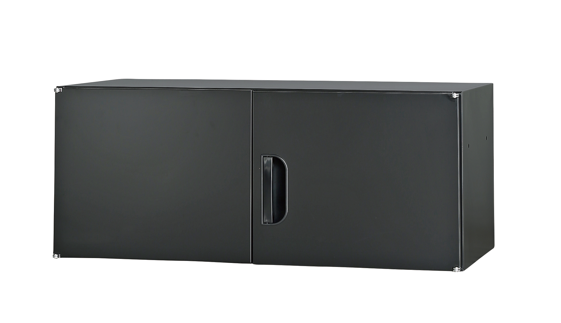 スチール 両開き書庫（受注生産） 上置き用 HOS-U2SX-B 幅900×奥行400×高さ370mm