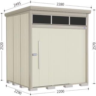 JNA-S2222 タクボ物置　Mr.トールマンブライト 標準型　多雪型 幅2200×奥行2290×高さ2570mm
