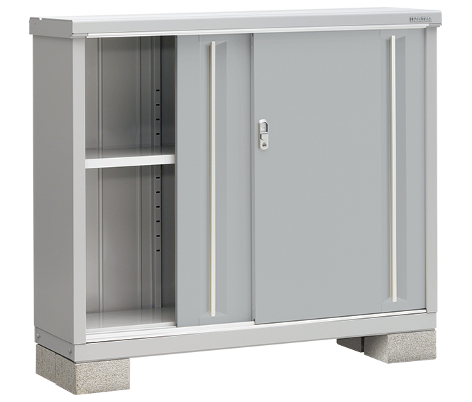 イナバ 収納庫 シンプリー MJX-134B 全面棚タイプ　 間口1320×奥行415×高さ1103mm