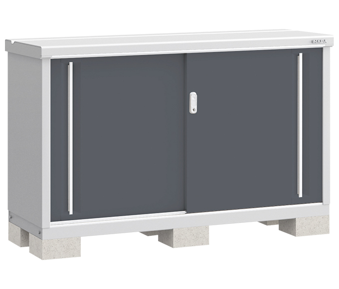イナバ 収納庫 シンプリー MJX-155A 全面棚タイプ　 間口1520×奥行515×高さ903mm