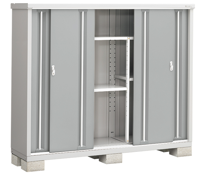 イナバ 収納庫 シンプリー MJX-195D　全面棚タイプ　 間口1940×奥行515×高さ1603mm