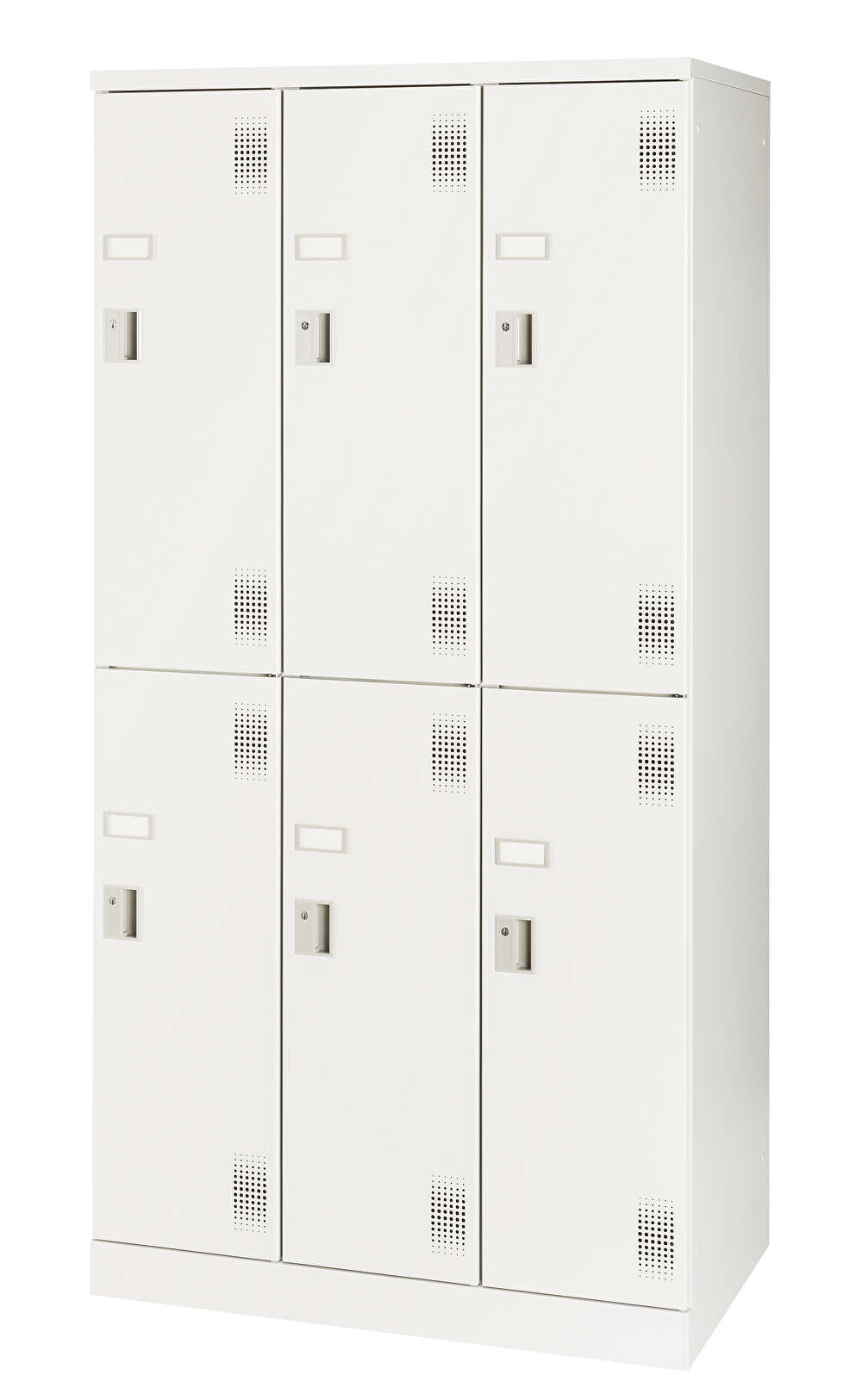 スチール 6人用ロッカー（組立式）  NAL-S6 幅900×奥行515×高さ1790mm
