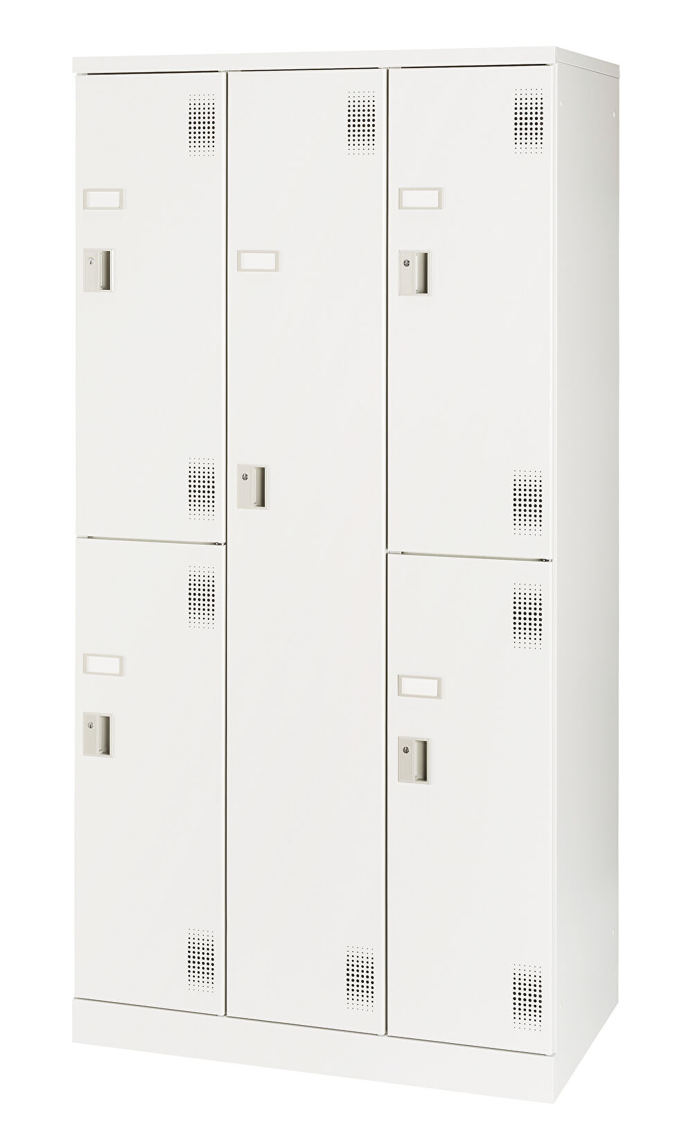 スチール 変則5人用ロッカー（組立式）  NAL-SH5C 幅900×奥行515×高さ1790mm