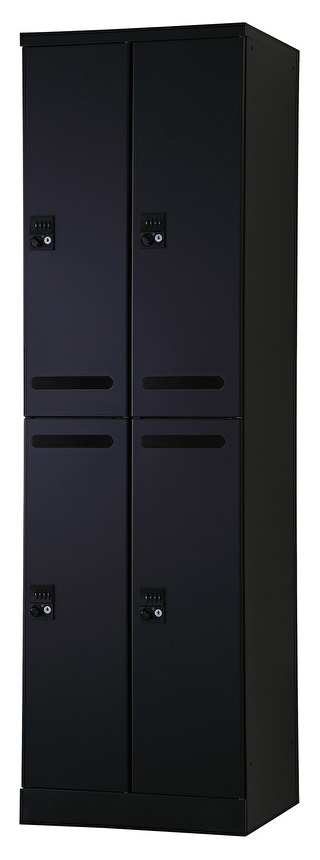 4人用更衣ロッカー　可動棚式 ダイヤル錠タイプ RLK-TAKD4252-BMB 幅525×奥行515×高さ1790mm