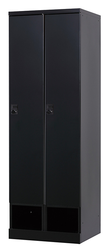 2人用更衣ロッカー ダイヤル錠タイプ RLK-TKD260-BMB 幅600×奥行515×高さ1790mm