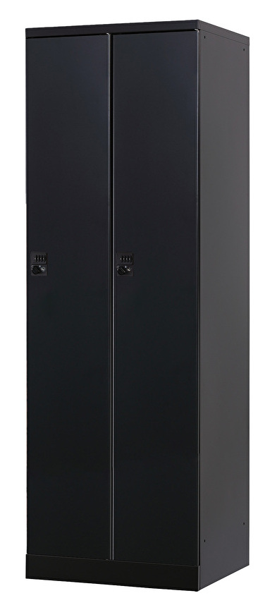 2人用更衣ロッカー ダイヤル錠タイプ RLK-TTD260-BMB 幅600×奥行515×高さ1790mm
