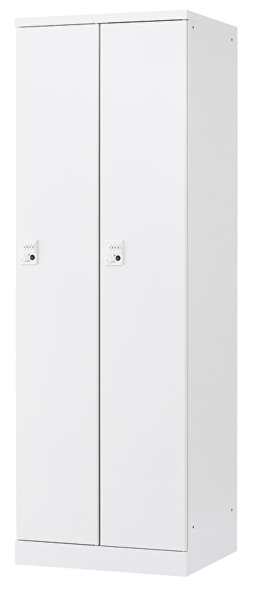 2人用更衣ロッカー ダイヤル錠タイプ RLK-TTD260-WTW 幅600×奥行515×高さ1790mm