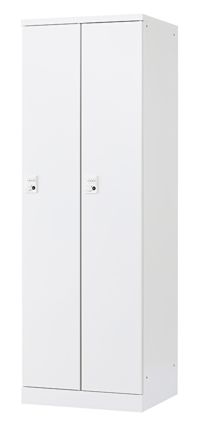 2人用更衣ロッカー ダイヤル錠タイプ RLK-TTD270-WTW 幅700×奥行515×高さ1790mm