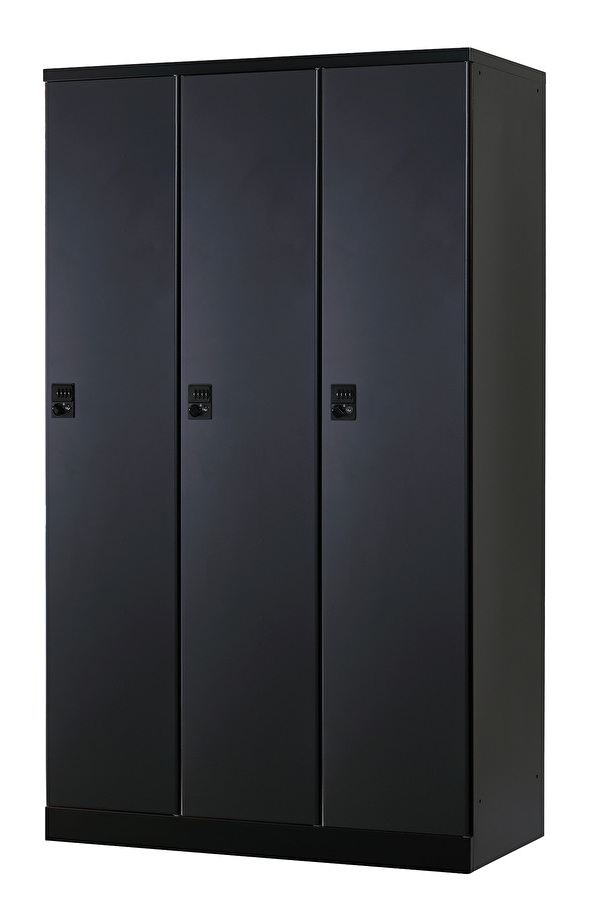 3人用更衣ロッカー ダイヤル錠タイプ RLK-TTD310-BMB 幅1050×奥行515×高さ1790mm