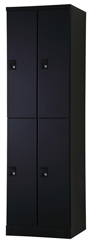 4人用更衣ロッカー　可動棚式 ダイヤル錠タイプ RLK-TTKD4252-BMB 幅525×奥行515×高さ1790mm
