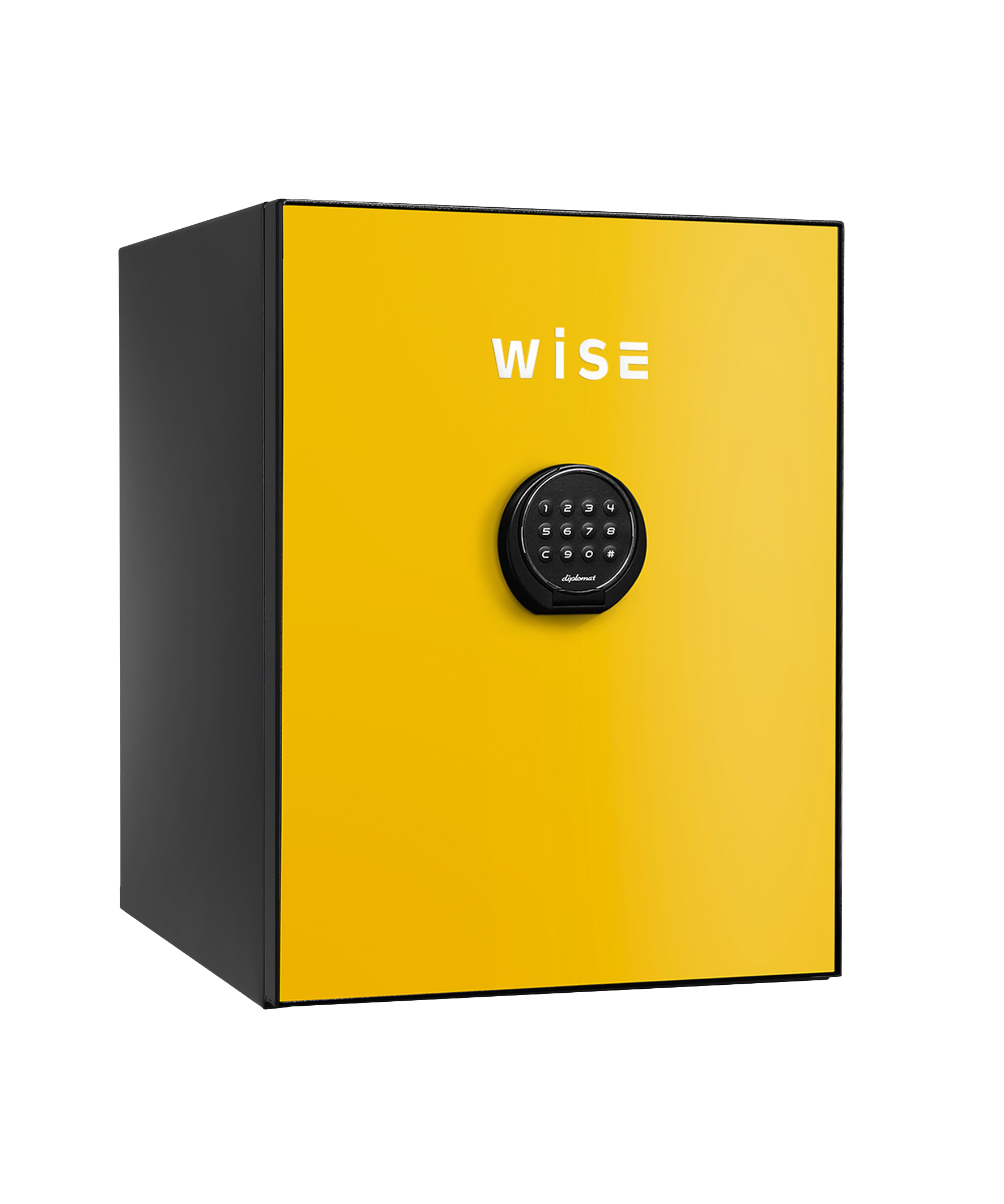 WS500ALY(イエロー) 【設置費0円】 ディプロマット プレミアムセーフ WISE（ワイズ） テンキー式耐火金庫  【本体＋フロントパネル】