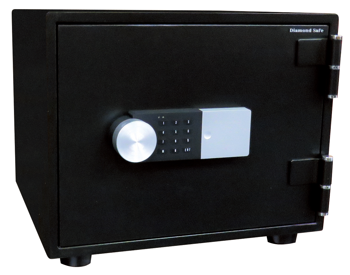 ZE34-1 ダイヤセーフ 耐火金庫（小型・中型） テンキー（キーレス）タイプ 幅433×奥行410×高さ356mm【3月中旬頃入庫予定】