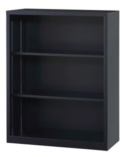 オープン下置書庫 A4-34K-MB （マットブラック） 幅880×奥行400×高さ1120