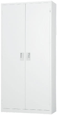 両開き 下置書庫 A4-36H （ホワイトグレー） 幅880×奥行400×高さ1850