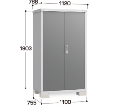 BJX-117ET　イナバ タイヤ専用収納庫 タイヤストッカー　間口1100×奥行755×高さ1903mm
