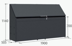 CK-D1905Y タクボ（田窪工業所）ゴミ集積庫(クリーンキーパー) 幅1900×奥行505×高さ1140mm