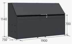 CK-D1907Y タクボ（田窪工業所）ゴミ集積庫(クリーンキーパー) 幅1900×奥行750×高さ1140mm