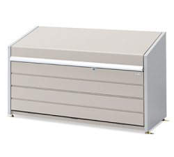 DBN-187P イナバ　ダストボックスミニ　パネル床タイプ 幅1810×奥行700×高さ1024mm