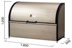 DPLA-1806　ヨドコウ　ダストピット Lタイプ 幅1800×奥行600×高1200mm