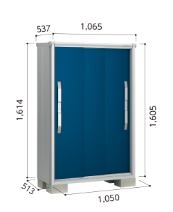 ESF-1005D ヨド物置 エスモ 小型物置 間口1050×奥行513×高さ1614mm