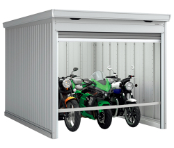 FM-2635HD イナババイク保管庫 一般型  土間 間口2630×奥行3470×高さ2385mm