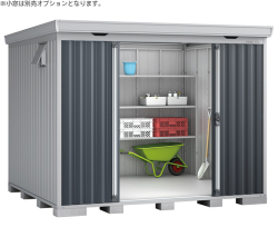 FS-3026S イナバ中型物置 フォルタ 多雪型 耐風・耐震補強仕様 間口3050×奥行2630×高さ2085mm