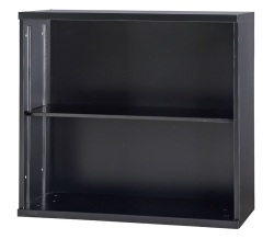 スチール オープン書庫 上下兼用 HOS-K12-B 幅900×奥行450×高さ820mm