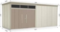 JNA-S5822 タクボ物置　Mr.トールマンブライト 標準型　多雪型 幅5815×奥行2290×高さ2570mm