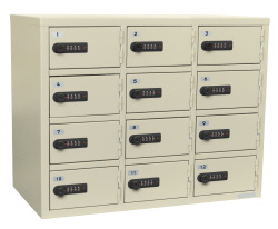 LK-334N エーコー（EIKO） 3列4段/12人用貴重品ロッカー 幅612×奥行320×高さ485mm
