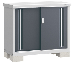 イナバ 収納庫 シンプリー MJX-115A 全面棚タイプ　 間口1100×奥行515×高さ903mm