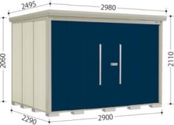 【6月末まで限定特価】タクボ物置 Mr.ストックマンダンディ  ND-S2922 標準型　多雪型 幅2900×奥行2290×高さ2110mm