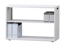 スチール オープン書庫（受注生産） CPUワゴン NK-KK9036W 幅900×奥行360×高さ615mm