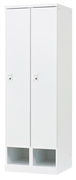 2人用更衣ロッカー ダイヤル錠タイプ RLK-TKD270-WTW 幅700×奥行515×高さ1790mm