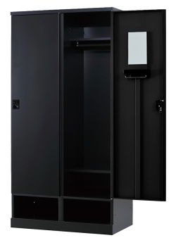 2人用更衣ロッカー ダイヤル錠タイプ RLK-TKD290-BMB 幅900×奥行515×高さ1790mm
