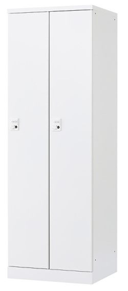 2人用更衣ロッカー ダイヤル錠タイプ RLK-TTD260-WTW 幅600×奥行515×高さ1790mm