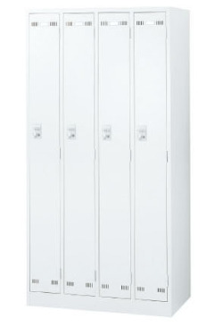 SLDW-4-B 4人用ロッカー（ボタン錠） 幅900×奥行515×高さ1790mm