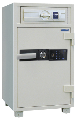 SP109 ダイヤセーフ 投入式金庫 指紋認証タイプ 幅610×奥行634×高さ1107mm