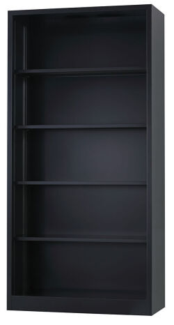 オープン書庫 TS-36DK-MB （マットブラック） 幅880×奥行515×高さ1790