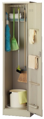 SWA-455 生興（SEIKO） 掃除道具入れ（錠無し） 幅455×奥行515×高さ1790mm