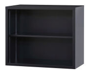 オープン上置書庫 A4-32K-MB （マットブラック） 幅880×奥行400×高さ730